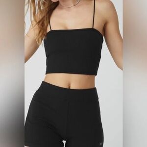 Alo Ribbed Strappy Bra Tank Size S